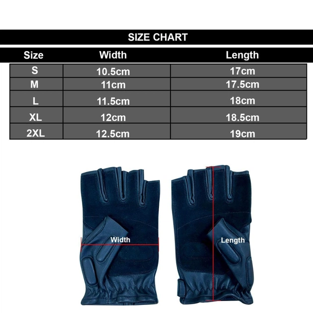 Тактичні рукавички Tactigear PS-8801 Patrol Black M (8801BK3-M) - изображение 5