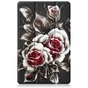 Чехол для планшета BeCover Smart Case Samsung Galaxy Tab S9 (SM-X710/SM-X716) / S9 FE (SM-X510/SM-X516B) 11.0" Black Rose (715922) - уменьшенное изображение 2