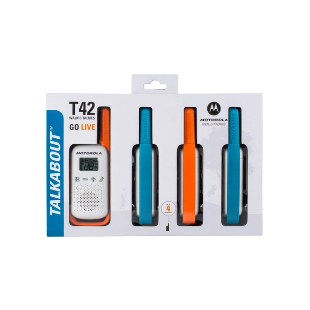 Портативна рація Motorola TALKABOUT T42 Quad Pack (B4P00811MDKMAQ) - picture 3