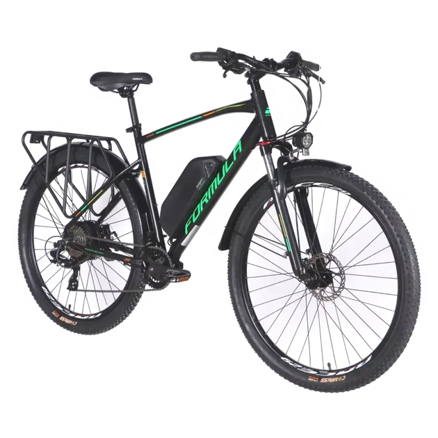 Електровелосипед Formula eCURSOR MAN AM DD 29" 21" 48B 13А*г 500Вт 2026 чорно-зелений (ELB-FR-29-246) - picture 2