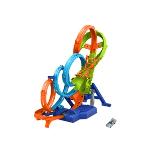 Автотрек Hot Wheels Шалені віражі та петлі (HXR70) зображення 1