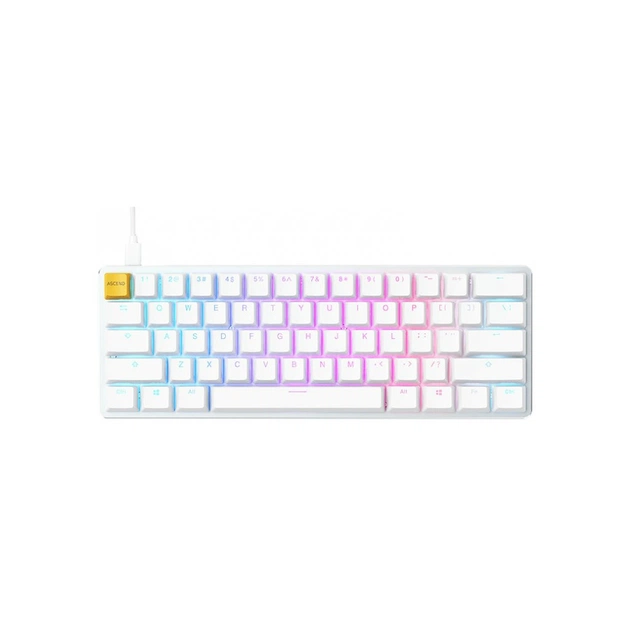 Клавіатура Glorious GMMK Compact White (GLO-GMMK-COM-BRN-W) - зображення 1