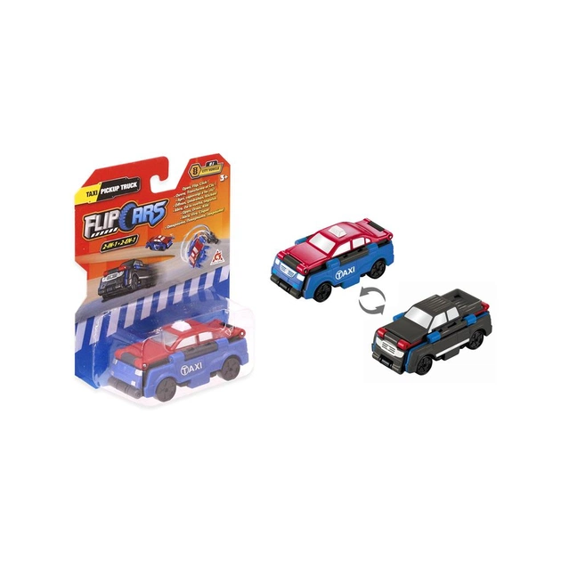 Машинка для детей Flip Cars 2 в 1 Такси и Пикап (EU463875-09) - изображение 1