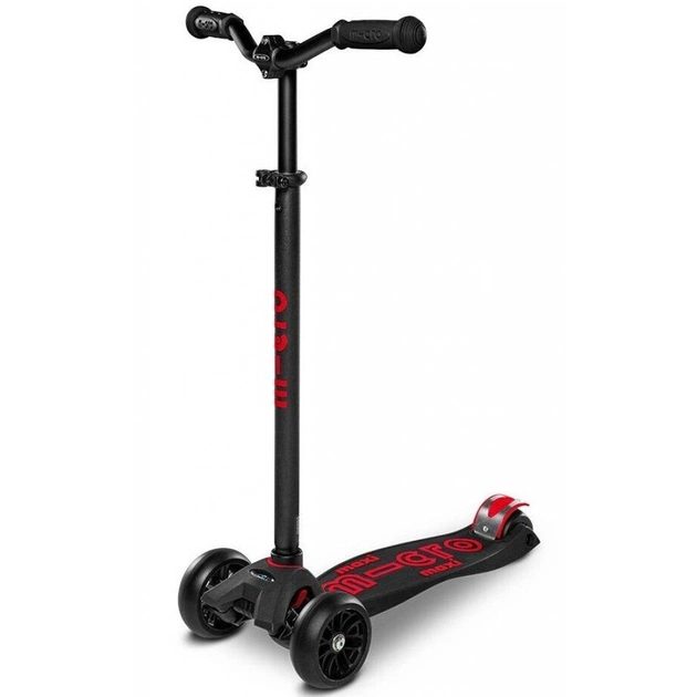 Самокат Micro Maxi Deluxe PRO Black/Red (MMD087) - изображение 1