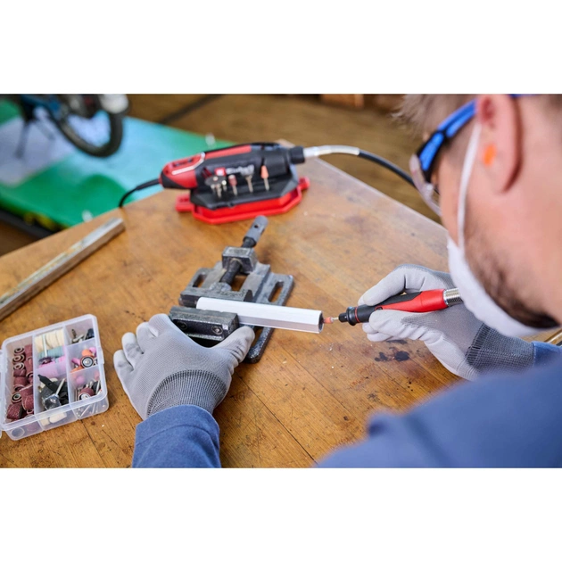 Гравер Einhell TC-MT 150E 150Вт, гнучкий вал, набір насадок (4419380) - picture 7