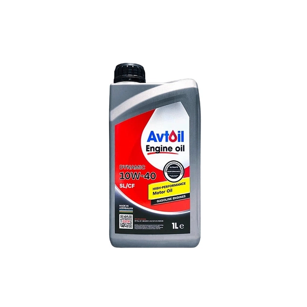 Моторное масло AVTOIL Engine oil DYNAMIC 10W40 1л (AV196699) - изображение 1