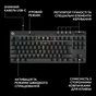 Клавіатура Logitech G PRO X TKL Rapid Linear USB UA Black (920-013233) - зменшене зображення 11