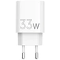Зарядний пристрій Sigma 1xUSB-C PD33W + 1xUSB QC3.0 GaN X-power PS33-01 white (4827798527719) - зменшене зображення 2