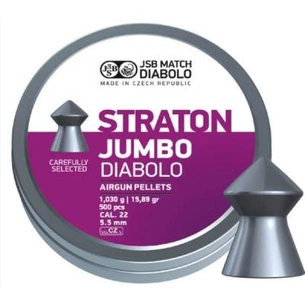 Пульки JSB Diablo Jumbo Straton 500шт. (546238-500) зображення 1