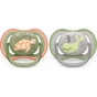Пустушка Philips AVENT Ultra Air, 6-18 міс. 2 шт (SCF085/60) - зменшене зображення 1