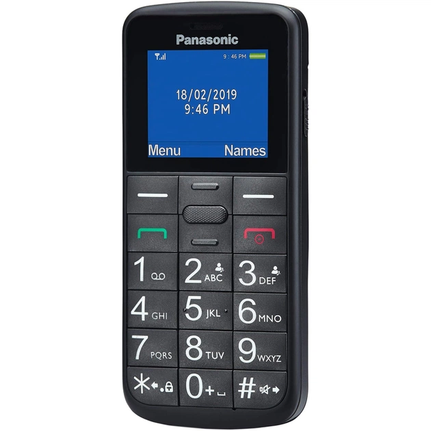 Мобільний телефон Panasonic KX-TU110 Black (KX-TU110EXB) - зображення 1