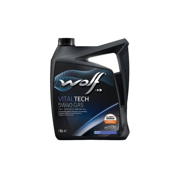 Моторное масло Wolf VITALTECH 5W40 GAS 5л (8326097) - изображение 1