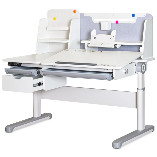 Парта Mealux Milton Electro Grey (BD-730 WG) - изображение 1