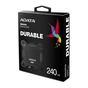 Накопичувач SSD USB 3.2 240GB ADATA (ASD600Q-240GU31-CBK) - зменшене зображення 4