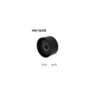 Ролик натягувача ременя SKF VKM 36038 зображення 1