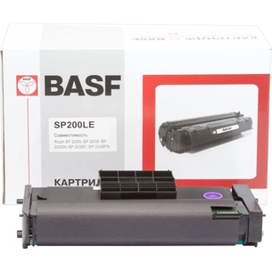 Тонер-картридж BASF Ricoh Aficio SP200S/200SN Type SP 200LE Black 407263 (KT-SP200LE) зображення 1