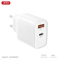 Зарядний пристрій XO 1xUSB-C PD30W + 1xUSB QC3.0 (XO-QC16) - зменшене зображення 5
