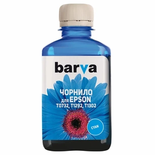 Чорнило Barva Epson T1302/T1292/T1282/T1032/T0732 Cyan 180 г pigm. (E130-536) зображення 1