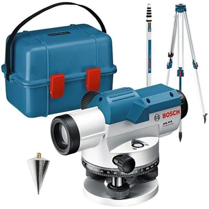 Оптичний нівелір Bosch GOL 20 D + BT 160 + GR 500 (0.601.068.402) зображення 1