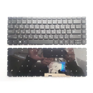 Клавіатура ноутбука HP ProBook 440 G6, 445 G6 черна UA (A46207) зображення 1