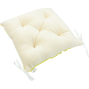 Подушка на стілець MirSon 28-0004 Cream Velvet 40х40 см (2200006185888) зображення 1