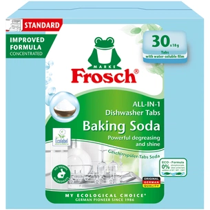 Таблетки для посудомийних машин Frosch Сода 30 шт. (4009175965059/4009175191908) изображение 1