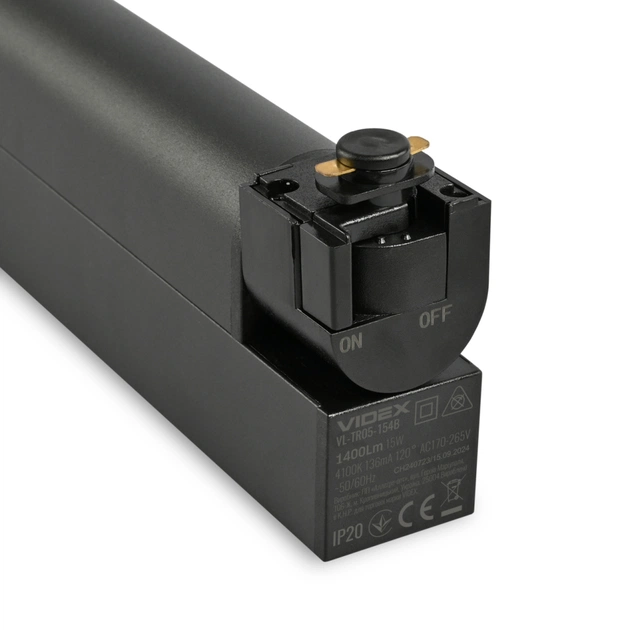 Світильник Videx TR05 15W 4100K 220V чорний (VL-TR05-154B) - picture 4