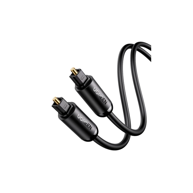 Кабель мультимедійний Optical Toslink 2.0m AV122 black Ugreen (70892) - зображення 1