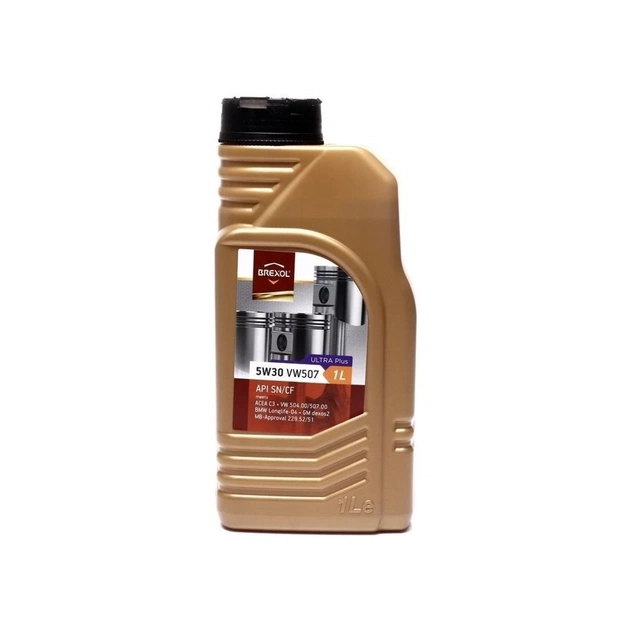 Моторное масло BREXOL Ultra Plus 5W30 SN VW 504/507 1л (48391050999) - изображение 1