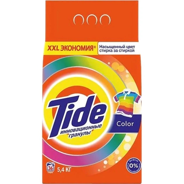 Пральний порошок Tide Color 5.4 кг (8001090434678) - зображення 1
