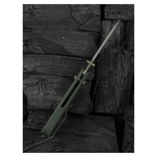 Ніж Weknife Banter 2, Green Mikarta, Stonewash (WE23075-3) - picture 11