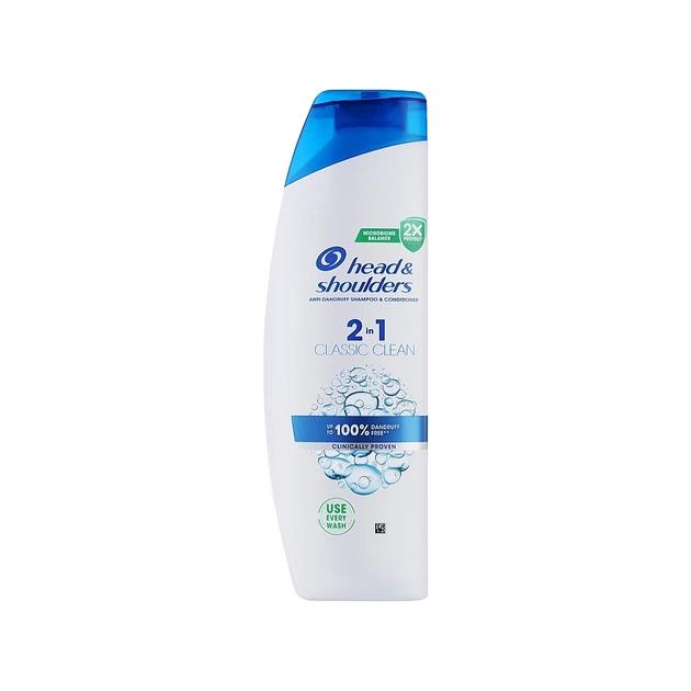 Шампунь Head & Shoulders 2 в 1 Проти лупи Основний догляд 330 мл (8700216157919) - picture 1