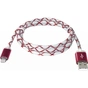 Дата кабель USB 2.0 AM to Micro 5P 1.0m RedLED backlight Defender (87556) - зменшене зображення 2