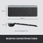 Комплект Logitech MK470 Slim Wireless UA Graphite (920-009204) - зменшене зображення 8