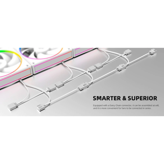Кулер до корпусу ID-Cooling AF-127-ARGB-W - picture 11