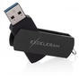 USB флеш накопичувач eXceleram 16GB P2 Series Black/Black USB 3.1 Gen 1 (EXP2U3BB16) - зменшене зображення 3