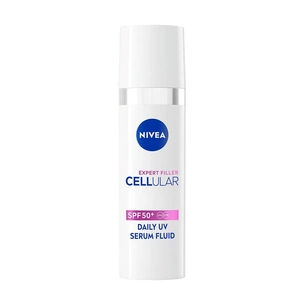 Крем для обличчя Nivea Cellular expert filler Захисний флюїд SPF 50+ 30 мл (5900017098364) зображення 1