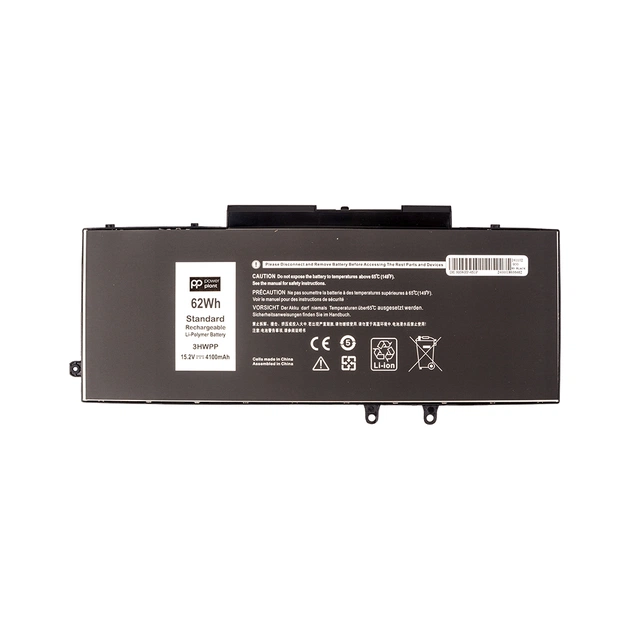 Акумулятор до ноутбука DELL Latitude 5401 (3HWPP) 15.2V 4100mAh PowerPlant (NB442102) - зображення 1
