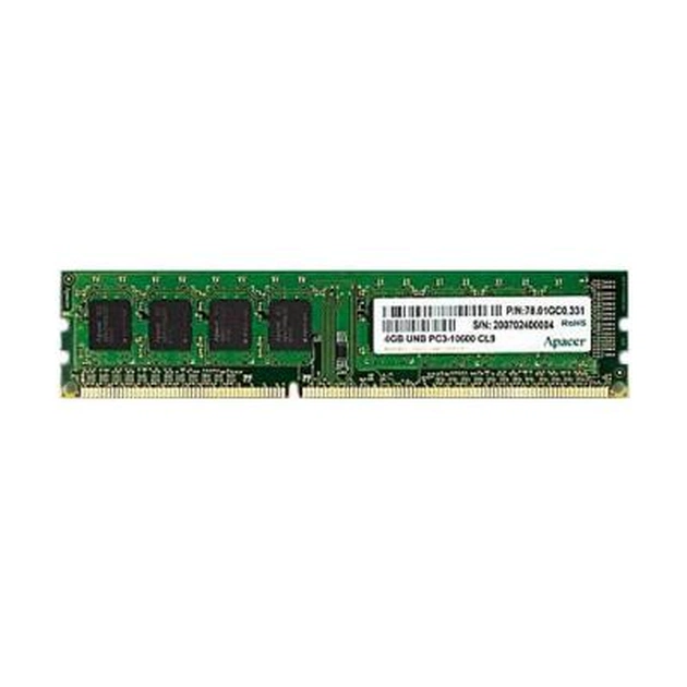 Модуль пам'яті для комп'ютера DDR3L 4GB 1600 MHz Apacer (AU04GFA60CATBGJ / AU04GFA60CATBGC) - зображення 1