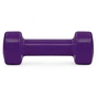 Гантель PowerPlay вінілові 4125 Achilles 2 х 2.5 кг Фіолетові (PP_4125_2.5kg_2in) - зменшене зображення 2