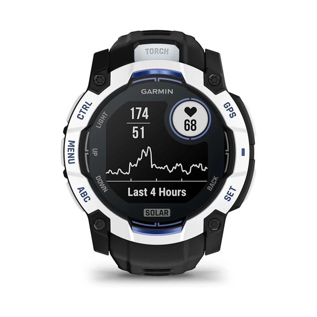 Смарт-годинник Garmin Instinct 3, 50mm, Solar, Whitestone with Black Band, GPS смарт-годинник (010-02935-03) - picture 8