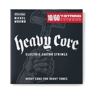 Струни для гітари Jim Dunlop Heavy Core Electric Guitar Strings 10-60 | 7-String (DHCN1060-7) зображення 1
