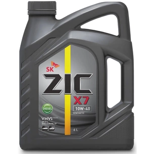 Моторна олива ZIC 10W-40 X7 DIESEL 6л (172607) зображення 1