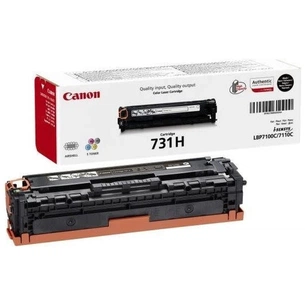 Картридж Canon 731H Black, для LBP7100 (6273B002) зображення 1