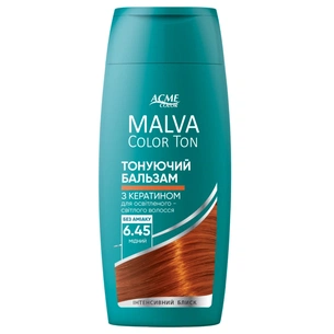 Відтінковий бальзам Acme Color Malva Color Ton 6.45 - Мідний 180 мл (4823115503350) зображення 1