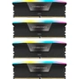 Модуль пам'яті для комп'ютера DDR5 96GB (4x24GB) 6000 MHz Vengeance RGB Black Corsair (CMH96GX5M4B6000C30) - зменшене зображення 1