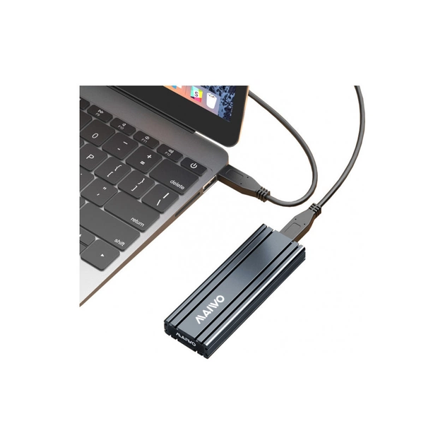 Кишеня зовнішня Maiwo M.2 SSD NVMe (PCIe) — USB 3.1 Type-C (K1686P space grey) - picture 11
