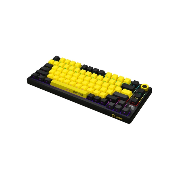 Клавіатура Lorgar KBP7075W Pro RGB Wireless/Bluetooth/USB UA Black/yellow (LRG-KBP7075W-YL-US) - picture 2