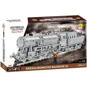 Конструктор Cobi Локомотив Kriegslokomotive Class 52 1:35, 2476 деталей (COBI-6281) зображення 1