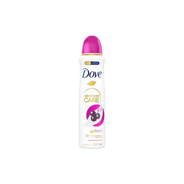 Антиперспирант Dove Go Fresh Ягоды асаи и Водяная лилия 150 мл (8720181291401/8720181291418) - изображение 1